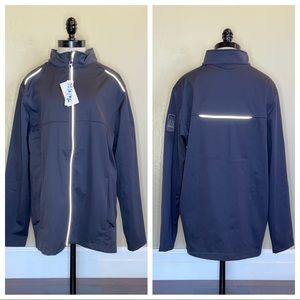 Core365 Men’s Full Zipper Jacket Black Water Resistant Size Large